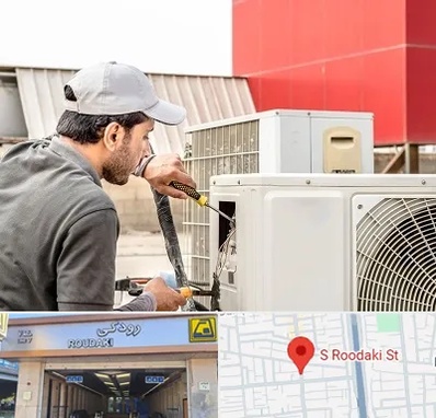 نصاب کولر آبی در رودکی
