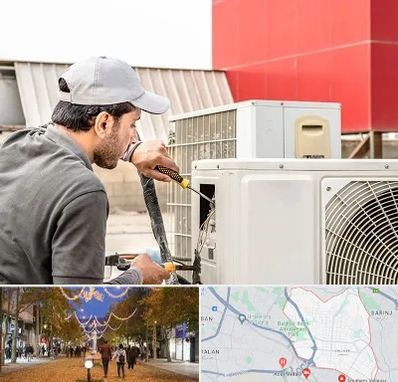 نصاب کولر آبی در ولیعصر ارومیه