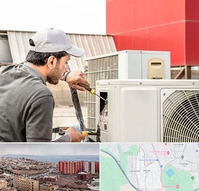 نصاب کولر آبی در سهند تبریز