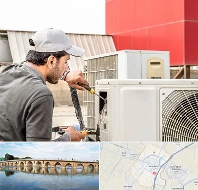 نصاب کولر آبی در فلاورجان