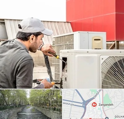 نصاب کولر آبی در زرگنده