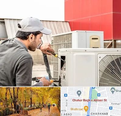 نصاب کولر آبی در چهارباغ اصفهان