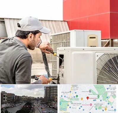 نصاب کولر آبی در بلوار فردوسی مشهد