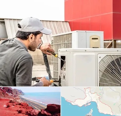 نصاب کولر آبی در هرمزگان
