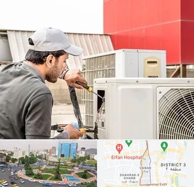 نصاب کولر آبی در ونک 