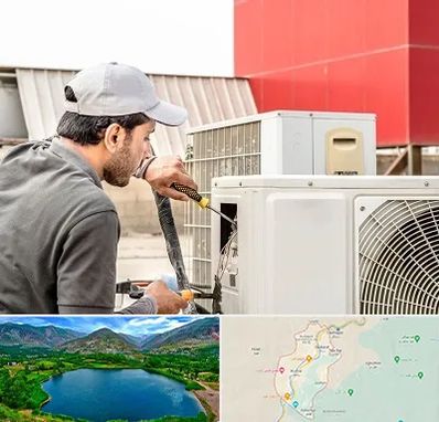 نصاب کولر آبی در رودبار