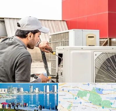 نصاب کولر آبی در چیتگر 