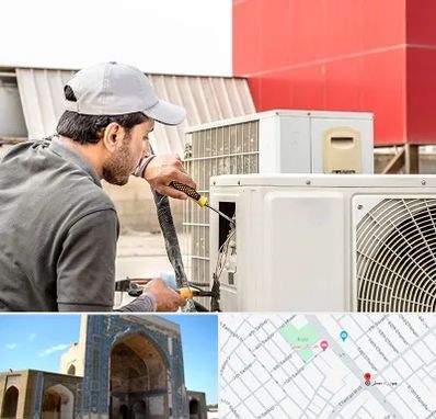 نصاب کولر آبی در مصلی مشهد