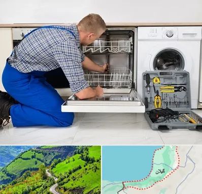 نصاب ماشین ظرفشویی در گیلان