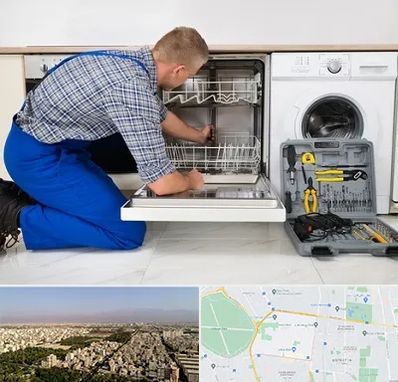 نصاب ماشین ظرفشویی در نازی آباد