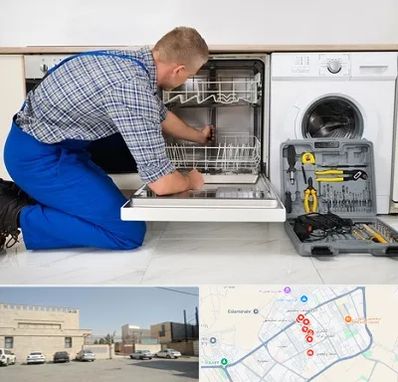 نصاب ماشین ظرفشویی در نواب اسلامشهر