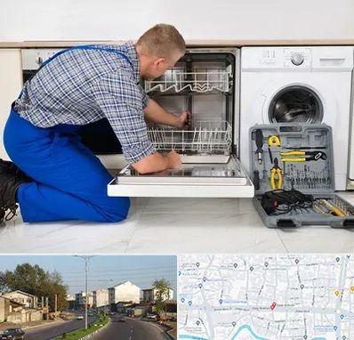 نصاب ماشین ظرفشویی در ضیابری رشت