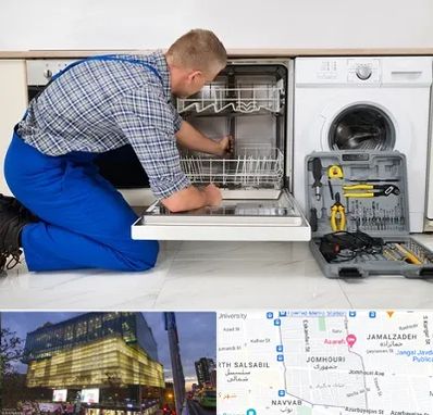 نصاب ماشین ظرفشویی در جمهوری 