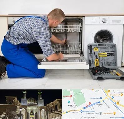 نصاب ماشین ظرفشویی در زرگری شیراز