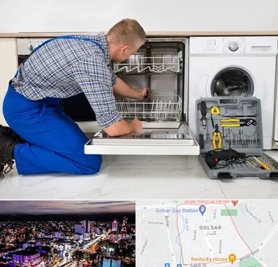 نصاب ماشین ظرفشویی در گلسار رشت 