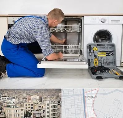 نصاب ماشین ظرفشویی در اسکندری