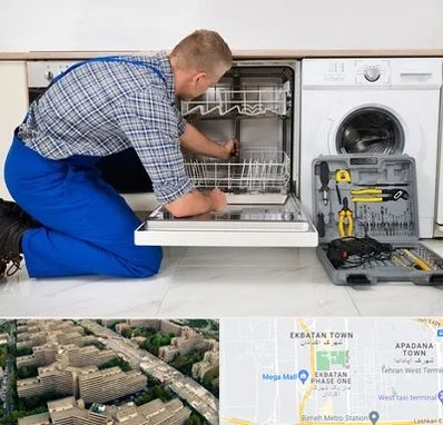 نصاب ماشین ظرفشویی در اکباتان 