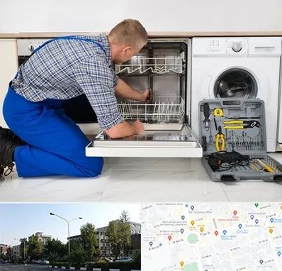 نصاب ماشین ظرفشویی در میدان کاج