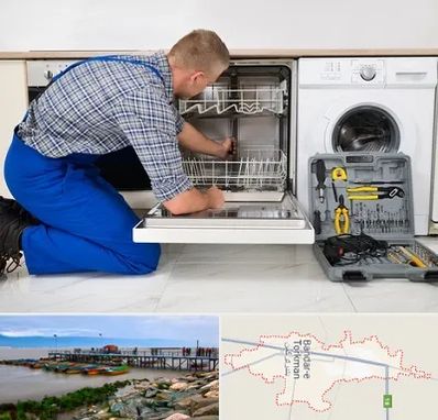 نصاب ماشین ظرفشویی در بندر ترکمن