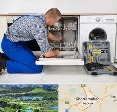 نصاب ماشین ظرفشویی در خرم آباد