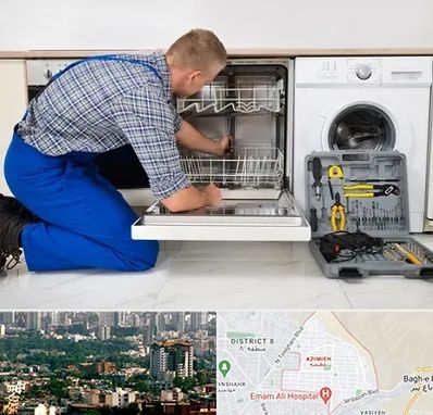نصاب ماشین ظرفشویی در عظیمیه کرج 