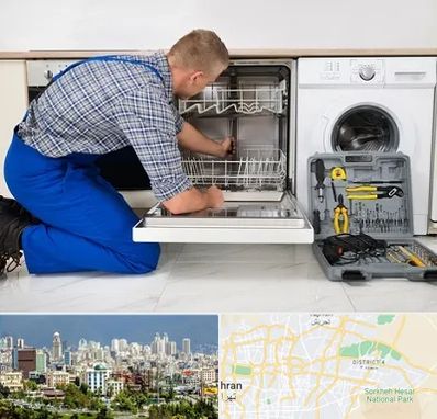 نصاب ماشین ظرفشویی در شرق تهران 