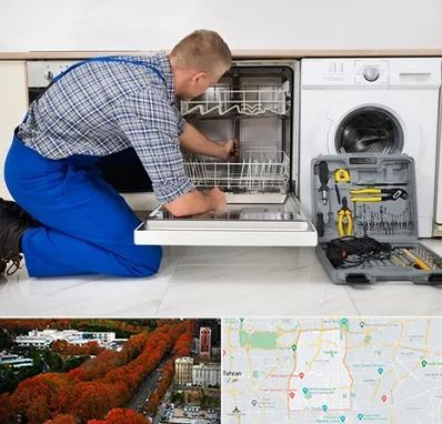 نصاب ماشین ظرفشویی در منطقه 6 تهران