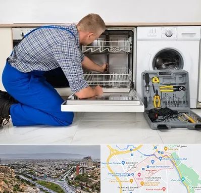 نصاب ماشین ظرفشویی در معالی آباد شیراز