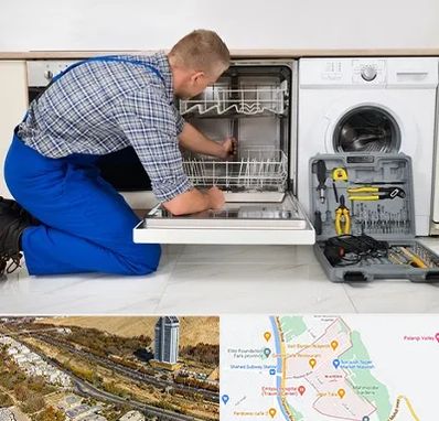 نصاب ماشین ظرفشویی در خیابان نیایش شیراز