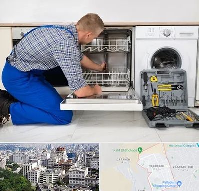 نصاب ماشین ظرفشویی در ولنجک 