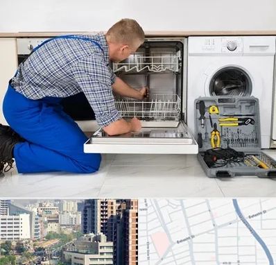 نصاب ماشین ظرفشویی در خیابان بهشتی