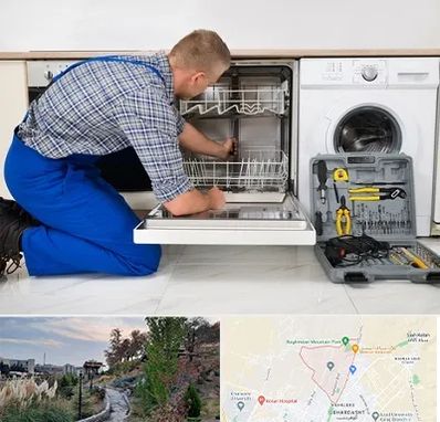 نصاب ماشین ظرفشویی در باغستان کرج