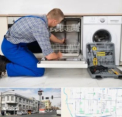 نصاب ماشین ظرفشویی در 17شهریور