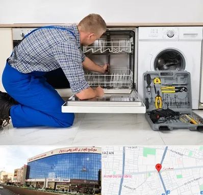 نصاب ماشین ظرفشویی در نصف راه تبریز