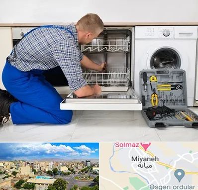 نصاب ماشین ظرفشویی در میانه