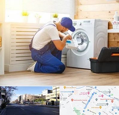 نصاب ماشین لباسشویی در خیابان ملاصدرا شیراز