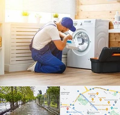 نصاب ماشین لباسشویی در خیابان ارم شیراز