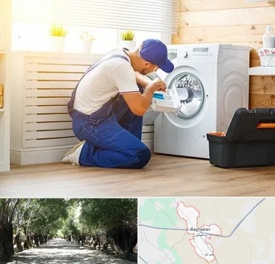 نصاب ماشین لباسشویی در باغستان