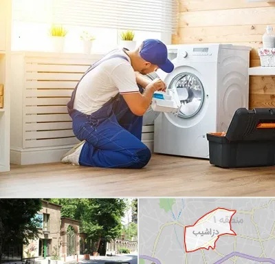 نصاب ماشین لباسشویی در دزاشیب