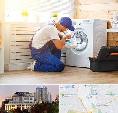 نصاب ماشین لباسشویی در فرشته 