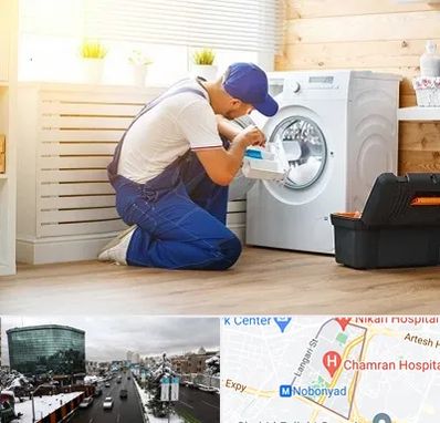 نصاب ماشین لباسشویی در اقدسیه 