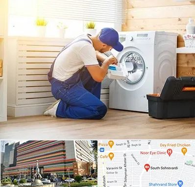 نصاب ماشین لباسشویی در سهروردی 