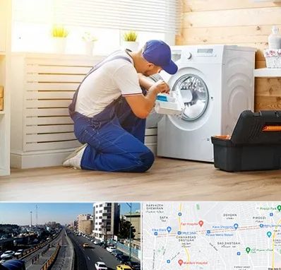 نصاب ماشین لباسشویی در پیروزی 