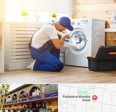 نصاب ماشین لباسشویی در 15 خرداد