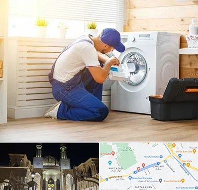 نصاب ماشین لباسشویی در زرگری شیراز