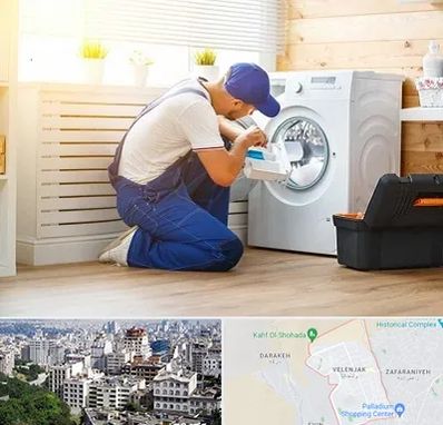 نصاب ماشین لباسشویی در ولنجک 