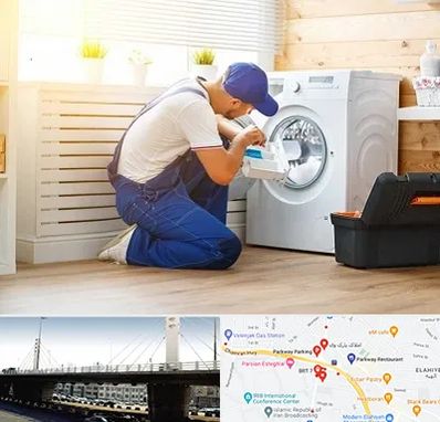 نصاب ماشین لباسشویی در پارک وی 