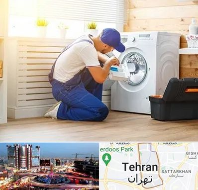 نصاب ماشین لباسشویی در صادقیه 