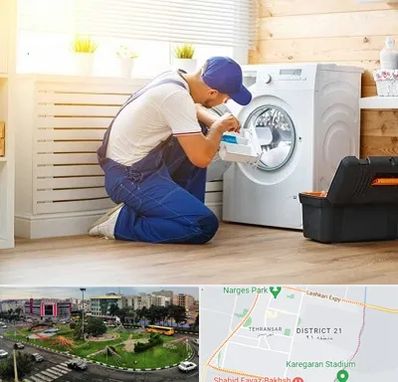 نصاب ماشین لباسشویی در تهرانسر 