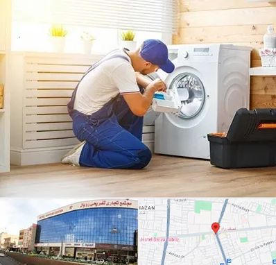 نصاب ماشین لباسشویی در نصف راه تبریز